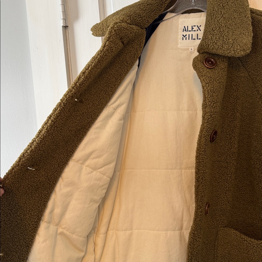Alex Mill Jacob Sherpa Coat - Picture 9 of 12